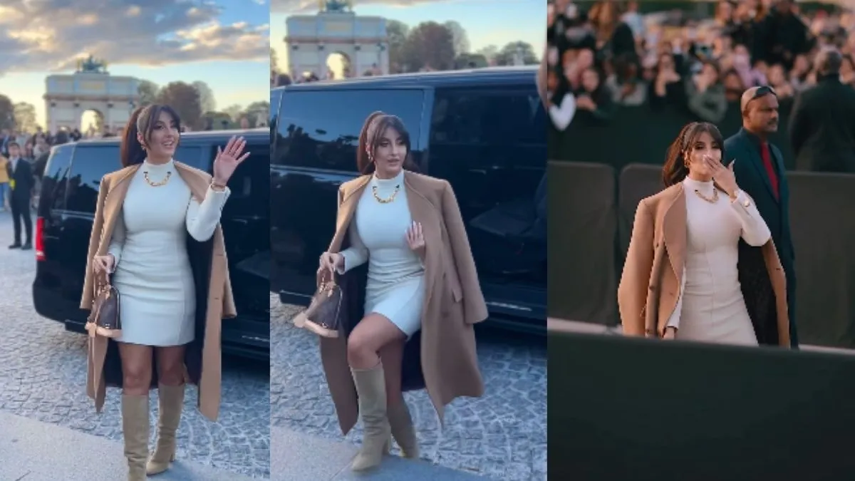 Nora Fatehi At Paris Fashion Week 2024