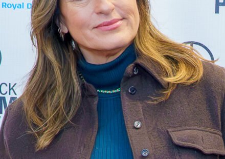 Mariska Hargitay, 62, looks stunning in red as she celebrates